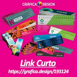 250 cópias iguais | Régua Laminação Fosca | id 193124 | +-27x5cm | Papel Couchê 300g PAPEL CARTÃO + ENCORPADO | Impressão FRENTE e VERSO Coloridos | 4x4 cores