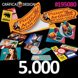 5.000 cópias iguais | AVISO Troca de Óleo | id 195080 | +-5x8cm | Eletrostático para Vidro "Colante Sem Cola" | Impressão FRENTE Colorida VERSO Preto&Branco | 4x1 cores
