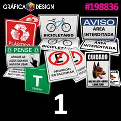 1 cópia | Placas de Sinalização/Informativa Pequena Cristal Frente e Verso | id 198836 | +-22x14cm | Plástico PVC 0,5mm  Médio BRILHO CRISTAL | Acabamento Padrão | Impressão FRENTE Colorida apenas | 4x0 cores