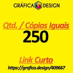 250 cópias iguais | Catálogo 8 Páginas | id 409667 | 10x15cm A6 +-4 dentro da Sulfite | Papel Couchê 150g Padrão MELHOR | 1 (uma) Dobra + Intercalação + 2 (dois) Grampos | Impressão FRENTE e VERSO Coloridos | 4x4 cores