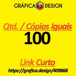 100 cópias iguais | Catálogo 8 Páginas | id 409868 | 21x30cm A4 Sulfite Impressora | Papel Couchê 150g Padrão MELHOR | 1 (uma) Dobra + Intercalação + 2 (dois) Grampos | Impressão FRENTE e VERSO Coloridos | 4x4 cores