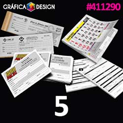 5 cópias iguais | Bloco de Anotações | id 411290 | 15x21cm A5 +-Metade da Sulfite | Papel Sulfite 90g PAPEL SIMPLES | Bloco Colado c/ 100 folhas | Impressão FRENTE e VERSO Coloridos | 4x4 cores