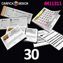 30 cópias iguais | Bloco de Anotações | id 411311 | 21x30cm A4 Sulfite Impressora | Papel Sulfite 90g PAPEL SIMPLES | Bloco Colado c/ 100 folhas | Impressão FRENTE Colorida apenas | 4x0 cores