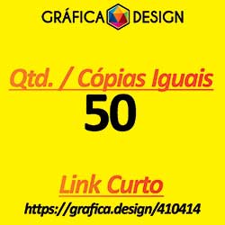50 cópias iguais | Catálogo 12  Páginas | id 410414 | +-23x21cm | Papel Couchê 120g NORMAL | 1 (uma) Dobra + Intercalação + 2 (dois) Grampos | Impressão FRENTE e VERSO Coloridos | 4x4 cores