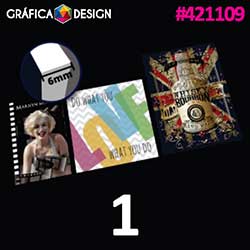 6 a 9 unidades | Kit de Quadros Decorativos | id 421109 | +-20x30cm | Plástico Colante Vinil Fosco aplicado em Madeira MDF 3mm | Base em Madeira MDF | Impressão FRENTE Colorida apenas | 4x0 cores