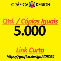 5.000 cópias iguais | Catálogo Horizontal 8 Páginas | id 406024 | +-20x15cm | Papel Couchê 90g PROMOCIONAL | 1 (uma) Dobra + Intercalação + 2 (dois) Grampos | Impressão FRENTE e VERSO Coloridos | 4x4 cores