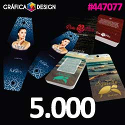 5.000 cópias iguais | Cartela para Bijuterias Laminação Fosca 13x5cm | id 447077 | +-13x5cm | Papel Couchê 300g PAPEL CARTÃO + ENCORPADO | Corte Especial Padrão | 2 (dois) Furos 5mm + 4 (quatro) Furos 1mm | Impressão FRENTE Colorida apenas | 4x0 core