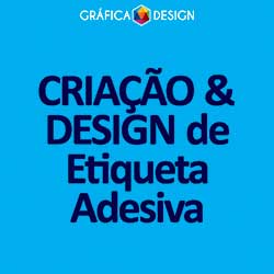 CRIAÇÃO & DESIGN de Etiqueta Adesiva