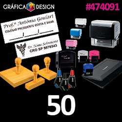 50 cópias iguais | Almofada para Carimbo Trodat® 9052 | id 474091 | +-11x7cm