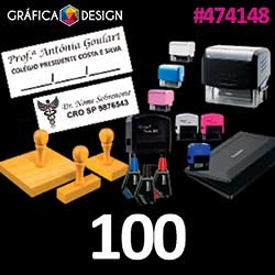 100 cópias iguais | Tinta para Carimbo Premium | id 474148 | 28mL