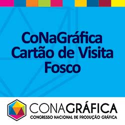 CoNaGráfica Cartão de Visita Fosco