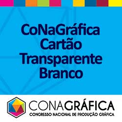 CoNaGráfica Cartão Transparente Branco