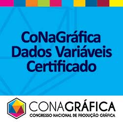 CoNaGráfica Dados Variáveis Certificado