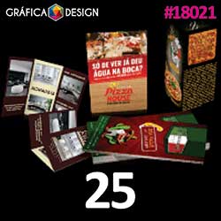 250 cópias iguais | Folder Kraft 240g com Tinta Branca 20x27cm | id 458518 | 20x27cm A4 MINI | Sulfite Menor | Papel Kraft 240g MARROM + 5º Cor BRANCA | Impressão FRENTE Colorida apenas | 4x0 cores