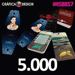 5.000 cópias iguais | Cartela para Bijuterias Kraft 240g 13x4,8cm | id 458857 | +-13x5cm | Papel Kraft 240g MARROM | Corte Especial Padrão | 2 (dois) Furos 5mm + 4 (quatro) Furos 1mm | Impressão FRENTE e VERSO Preto&Branco | 1x1 cor