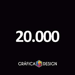 20.000 cópias iguais | Encarte Supermercado/Loja | id 22481 | 31x44cm A3 SUPER | +-Sulfite Duplo | Papel Couchê 80g PAPEL + BARATO | 1 (uma) Dobra | Impressão FRENTE e VERSO Coloridos | 4x4 cores