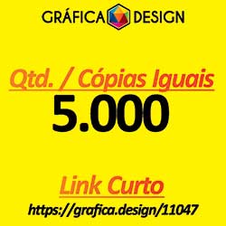 5.000 cópias iguais | Catálogo 16 Páginas | id 11047 | 10x15cm A6 +-4 dentro da Sulfite | Papel Couchê 90g PROMOCIONAL | 1 (uma) Dobra + Intercalação + 2 (dois) Grampos | Impressão FRENTE e VERSO Coloridos | 4x4 cores