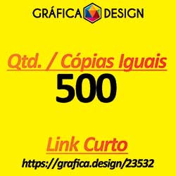 500 cópias iguais | Catálogo 16 Páginas | id 23532 | 21x30cm A4 Sulfite Impressora | Papel Couchê 80g PAPEL + BARATO | 1 (uma) Dobra + Intercalação + 2 (dois) Grampos | Impressão FRENTE e VERSO Coloridos | 4x4 cores