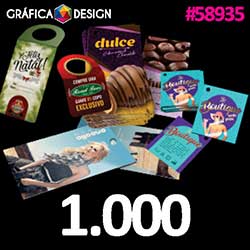 1.000 cópias iguais | Tag Laminação Fosca e Hot-Stamping Frente | id 58935 | +-18x5cm | Papel Couchê 300g PAPEL CARTÃO + ENCORPADO | 1 (um) Furo 3 (três) ou 5 (cinco) mm | Impressão FRENTE Colorida apenas | 4x0 cores