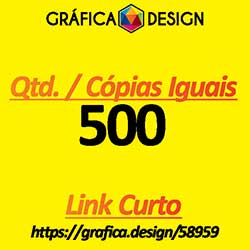 500 cópias iguais | Tag Laminação Fosca e Hot-Stamping Frente | id 58959 | 5x9cm CARTÃO PADRÃO | Papel Couchê 300g PAPEL CARTÃO + ENCORPADO | 1 (um) Furo 3 (três) ou 5 (cinco) mm | Impressão FRENTE e VERSO Coloridos | 4x4 cores