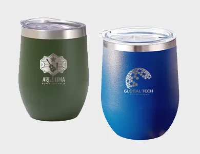 Copo Cuia 360ml com Tampa e Acrilico Gravação a Laser - 1x0