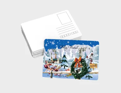 Postal 3D Lenticular 10x15 - Modelo 5 - 4x1