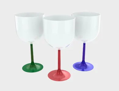 Taça de Gin em Polímero para Sublimação 550ml - Não Informado
