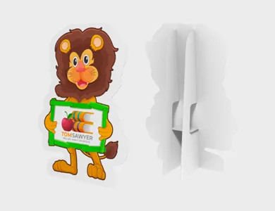 Totem Silhueta Personalizada em Polionda 4mm por m² - 4x0