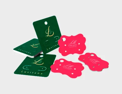 Cartela de Bijuteria Formatos Especiais Couchê 300g Laminação Fosca 4x5cm - 4x4