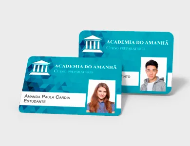 Carteirinha/Cartão Fidelidade com Arte Variável em PVC 0,76mm Cristal Frente e Verso 8,5x5,4cm - 4x4
