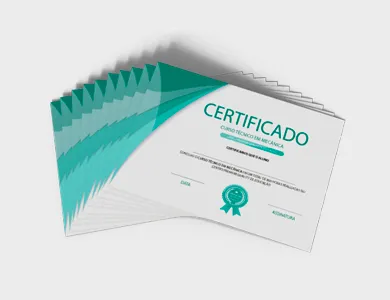 Certificados com Dados Variáveis Couchê 300g Verniz Total Frente 15x21cm - 4x4
