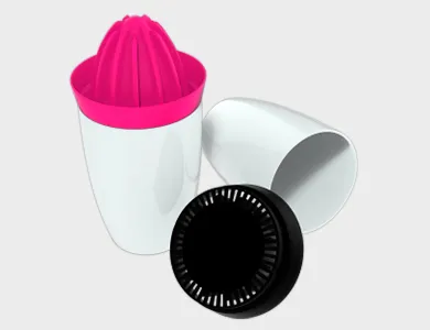 Copo com Espremedor em Polímero para Sublimação 360ml - Não Informado