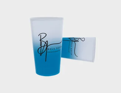 Copo Twister Degradê 575ml - Impressão Colorida - 4x0