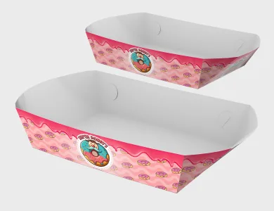 Embalagem Multiuso Bandeja Supremo 300g sem Película Antigordura 11x7,5x3,5cm - 4x0