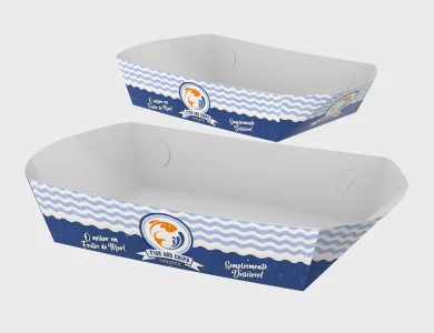 Embalagem Multiuso Bandeja Supremo 300g sem Película Antigordura 17x11,5x5,7cm - 4x0