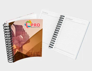 Agenda Permanente A6 2027  Capa Maleável 328 Páginas 10,6x14,9cm (Couchê 300g Laminação Fosca) - 4x0