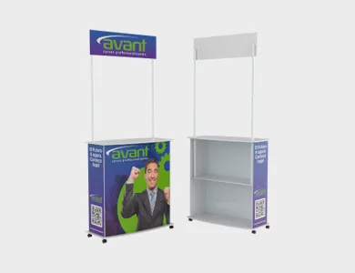 Balcão Promocional em MDF Grande (L) 84cm x (P) 40cm x (A) 90cm - 4x0