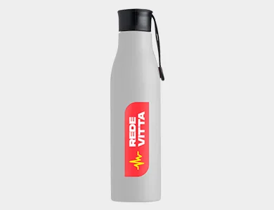 Garrafa Inox Noir 800ml Impressão DTF - 4x4