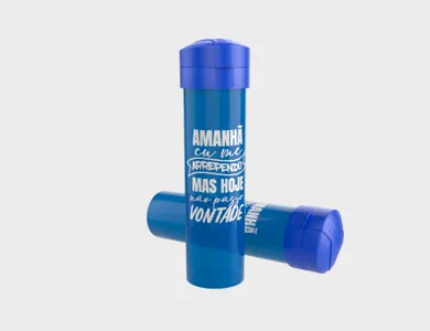 Garrafa Slim Fit Liso 540ml - Impressão Colorida - 4x4