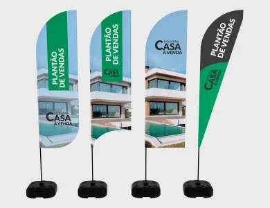Haste de Fibra para Wind Banner Mini - Não Informado