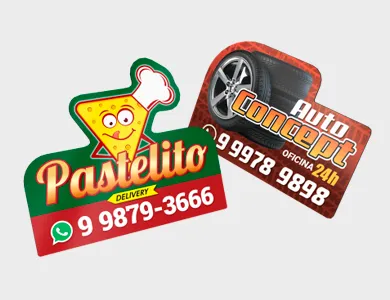 Ímã de Geladeira com Faca Padrão Supremo 5x8cm - 4x0
