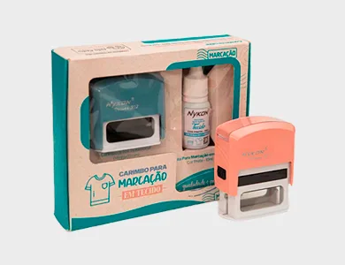 Kit de Carimbo para Roupas Nykon ® 38x14mm - 1x0