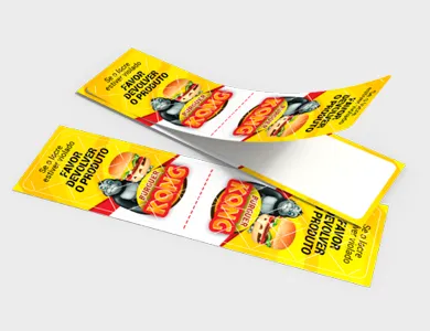 Lacre de Segurança Retangular Adesivo Papel Sem Verniz 7,6x3,6 cm - 4x0