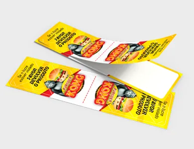 Lacre de Segurança Retangular Adesivo Papel Sem Verniz 7,6x3,6 cm - 4x0