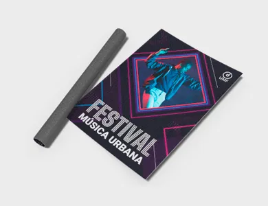 Lona Grande Formato 440g por m² com Ilhós Metálico - 4x0