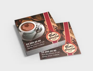 Mini Cartões Couchê 300g Laminação Fosca e Verniz Localizado 4,25x5,08cm - 4x4