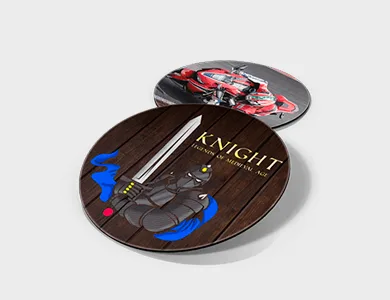 Mouse Pad Redondo 18x18 cm - 4x0