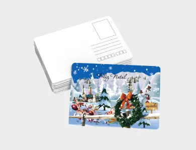 Postal 3D Lenticular 10x15 - Modelo 5 - 4x1