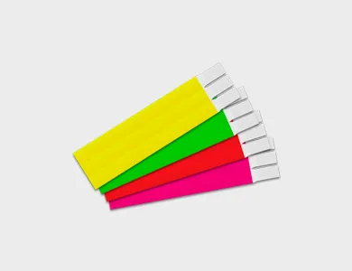 Pulseira de Identificação Tyvek Sem Impressão - Sem Impressão