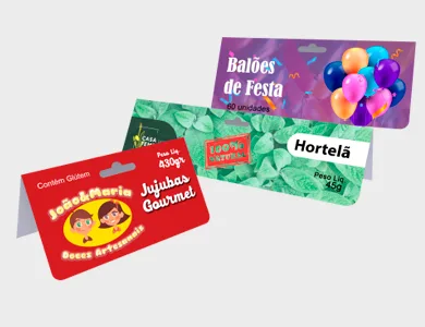 Solapa Couchê 250g Verniz Total Frente 9x10cm - 4x0